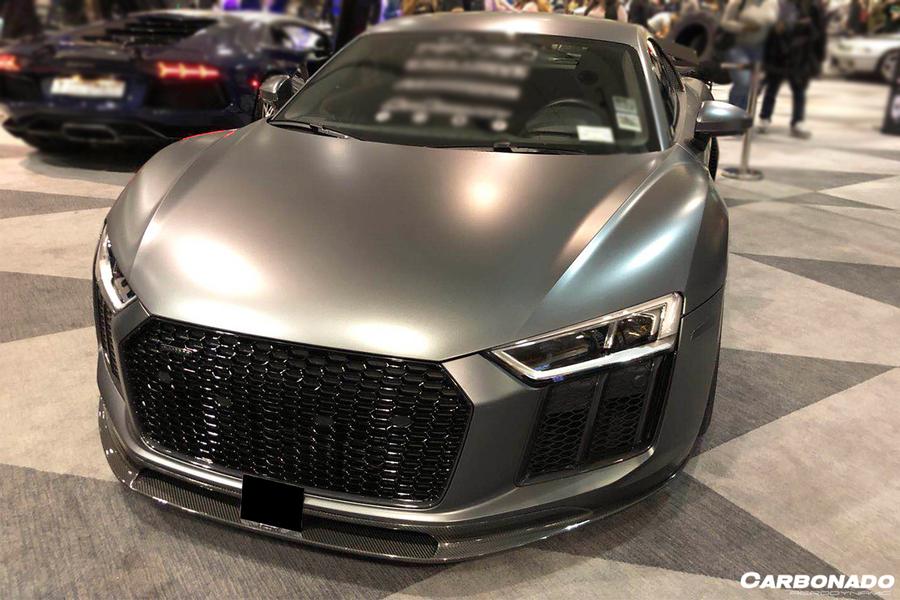 CARBONADO CF8358VRS-FL 2016-2019 Audi R8 VRS Style Carbon Fiber Front Lip