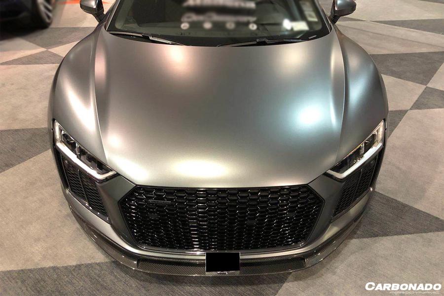 CARBONADO CF8358VRS-FL 2016-2019 Audi R8 VRS Style Carbon Fiber Front Lip