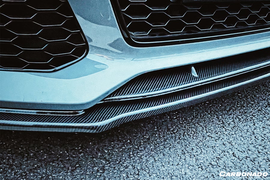 CARBONADO CF8363MTN-FL 2013-2018 Audi RS6 Avant MN Style Carbon Fiber Front Lip