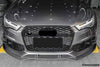 CARBONADO CF8362BS.CA CF8362BS.CRD 2013-2018 Audi RS6 Avant BS Style Carbon Fiber Front Bumper Canards Carbonado 2013-2018 Audi RS6 Avant BS Style Carbon Fiber Front Bumper Canards