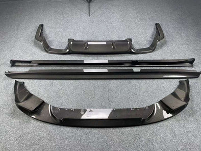 Carbon Body Kit For BMW X3M F97 2017-2021  Set Include:  Rear Diffuser Side Skirts Front Lip ﻿Material: Carbon 
