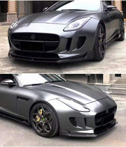 Carbon Body Kit For Jaguar F-Type 2013-2017  Set include:  Front Lip Side Skirts Rear Diffuser Material: Carbon  Note: Professional installation is required.