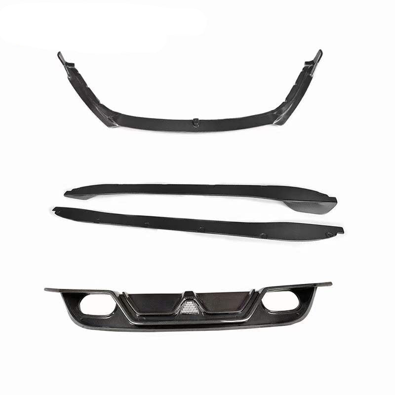 Carbon Body Kit For Jaguar F-Type 2013-2017  Set include:  Front Lip Side Skirts Rear Diffuser Material: Carbon  Note: Professional installation is required.