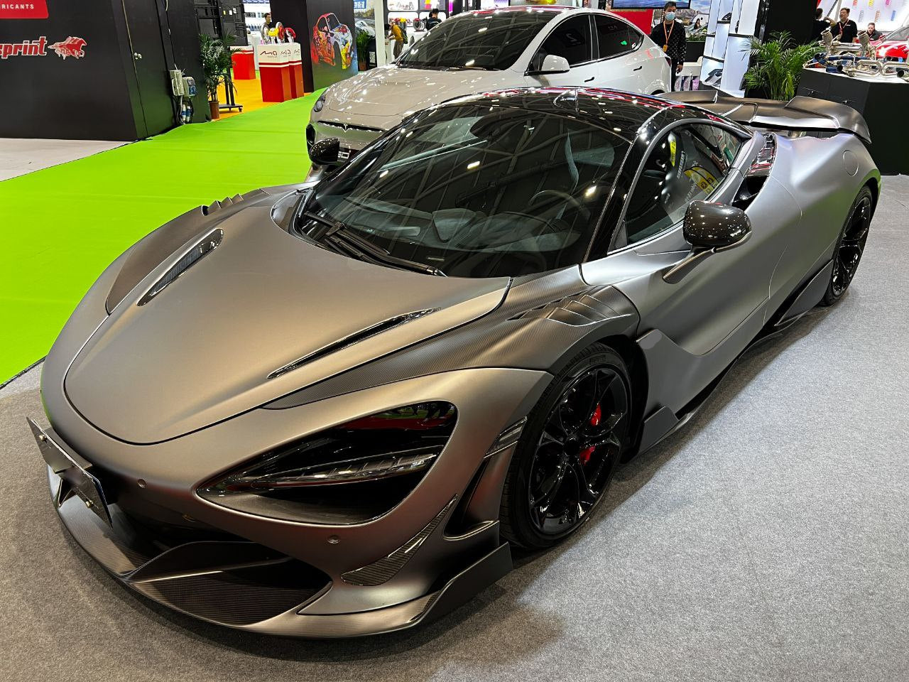 CARBON BODY KIT for MCLAREN 720S 2017 - 2023

Set includes:

Front Lip
Front Fenders
Front Canards
Side Skirts
Rear Spoiler
Rear Diffuser

Material: Dry Carbon

Note: Professional installation is required

CONTACT US FOR PRICING

Payment ►
Visa
Mastercard
PayPal with a credit card (add 4.4% at checkout)
Payoneer
Cryptocurrency

Shipment ►
By express DHL/UPS/TNT/FedEx
To the local international airport
Special line by air
Special line by the sea
To Europe and the UK by train

Please let us know which shippin