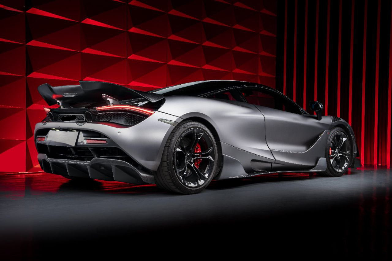 CARBON BODY KIT for MCLAREN 720S 2017 - 2023

Set includes:

Front Lip
Front Fenders
Front Canards
Side Skirts
Rear Spoiler
Rear Diffuser

Material: Dry Carbon

Note: Professional installation is required

CONTACT US FOR PRICING

Payment ►
Visa
Mastercard
PayPal with a credit card (add 4.4% at checkout)
Payoneer
Cryptocurrency

Shipment ►
By express DHL/UPS/TNT/FedEx
To the local international airport
Special line by air
Special line by the sea
To Europe and the UK by train

Please let us know which shippin
