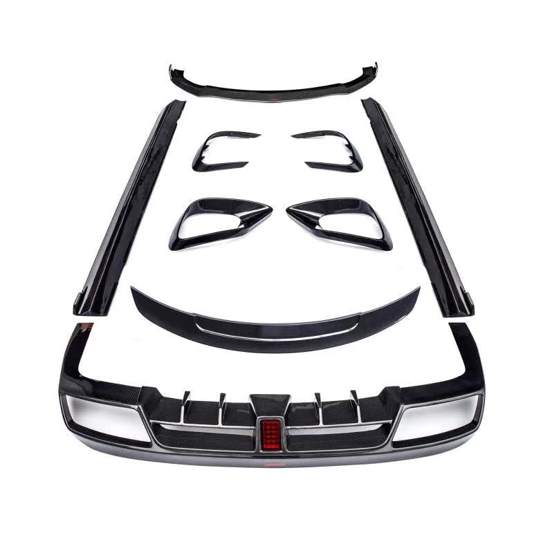 CARBON BODY KIT for MERCEDES-BENZ C-CLASS C238 C63 E63 2018+



Set includes:

Front Lip
Side Skirts
Rear Diffuser
Exhaust Tips

Material: Carbon Fiber&nbsp;

NOTE: Professional installation is required

Contact us for pricingit