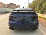 CARBON FIBER DUCKTAIL REAR SPOILER for AUDI A4 S4 B9 B9.5 2017+

Set includes:

Ducktail Rear Spoiler

Material: Carbon Fiber

NOTE: Professional installation is required