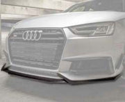 CARBON FIBER FRONT LIP for AUDI A4 S4 B9 2018 - 2019