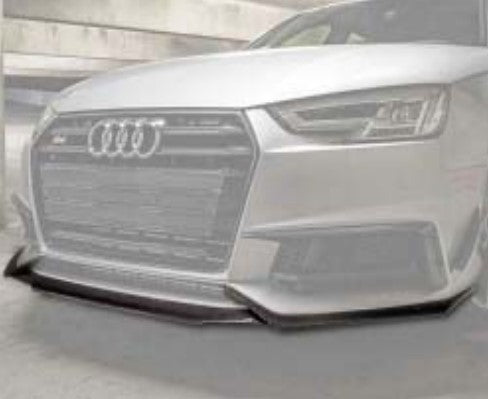 CARBON FIBER FRONT LIP for AUDI A4 S4 B9 2018 - 2019