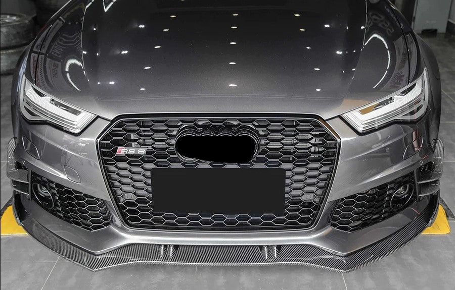CARBON FIBER FRONT LIP for AUDI RS6 AVANT 2013 - 2018