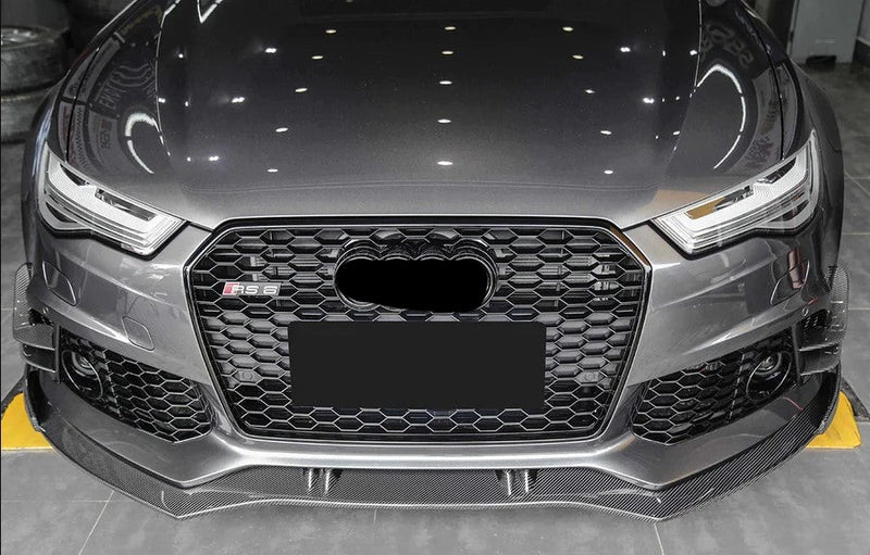 CARBON FIBER FRONT LIP for AUDI RS6 AVANT 2013 - 2018 C7