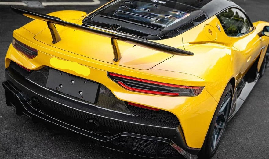 CARBON FIBER GT WING Spoiler V1 for MASERATI MC20 2020 - 2023