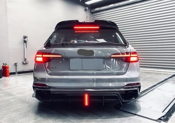 CARBON FIBER REAR DIFFUSER for AUDI RS4 A4 AVANT B9 2018-2020