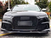 CARBON FIBER REAR FRONT LIP for AUDI RS6 A6 S6 2013 - 2018
