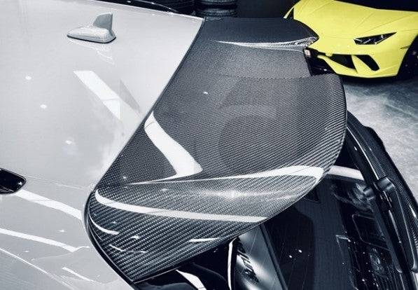 Rs4 Rear Spoiler CARBON FIBER REAR ROOF SPOILER for AUDI RS4 A4 AVANT B9 2018-2020 ...