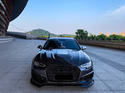 CARBON FIBER TEMPERED GLASS HOOD for AUDI A4 S4 B9 B9.5 2017+
Set include: 
Hood
Material: Carbon Fiber / Tempered Glass
NOTE: Professional installation is required 