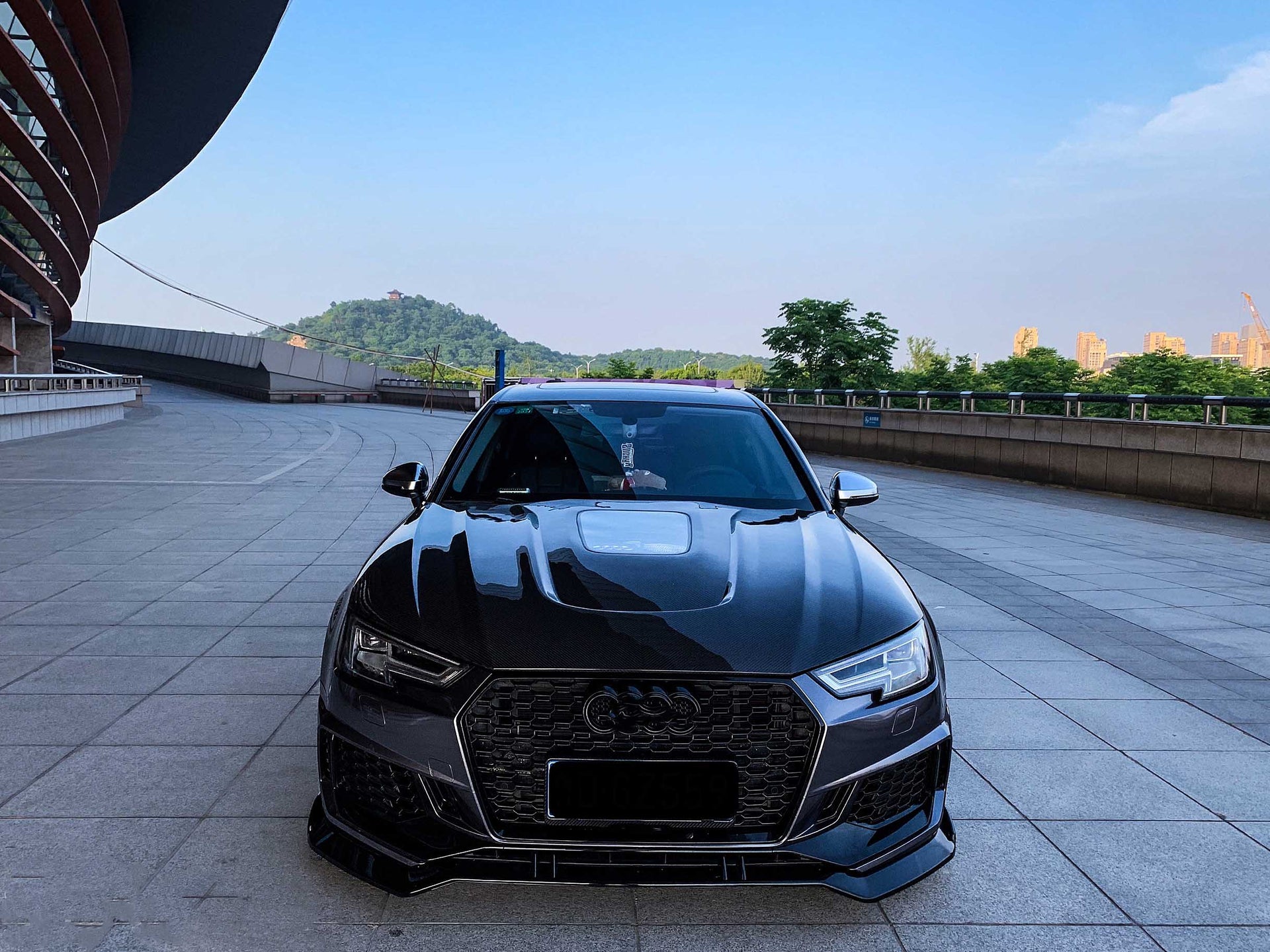 CARBON FIBER TEMPERED GLASS HOOD for AUDI A4 S4 B9 B9.5 2017+
Set include: 
Hood
Material: Carbon Fiber / Tempered Glass
NOTE: Professional installation is required 