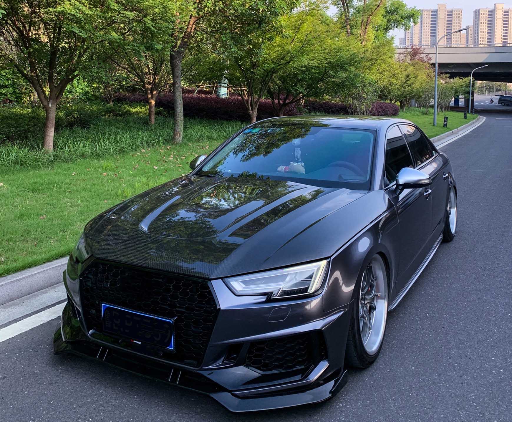 CARBON FIBER TEMPERED GLASS HOOD for AUDI A4 S4 B9 B9.5 2017+
Set include: 
Hood
Material: Carbon Fiber / Tempered Glass
NOTE: Professional installation is required 