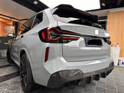Carbon Front Lip And Rear Diffuser For BMW X3 G01 LCI X3M F97 2021+  Set include:  Front Lip Rear Diffuser Material: Carbon  Note: Professional installation is required