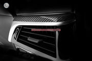CARBON INTERIOR TRIM KIT for BMW 5-SERIES G30 2017+  Set includes:  Dashboard trim cover Front doors trim covers Rear doors trim covers Center console