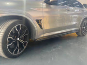 Carbon Side Skirts For BMW X3/X4 G01/G02 2018-2021  Set include:  Side Skirts Material: Carbon  Note: Professional installation is required