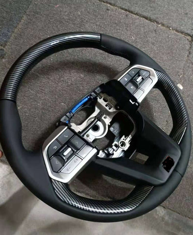 Custom Carbon Steering Wheel for Toyota Land Cruiser 300