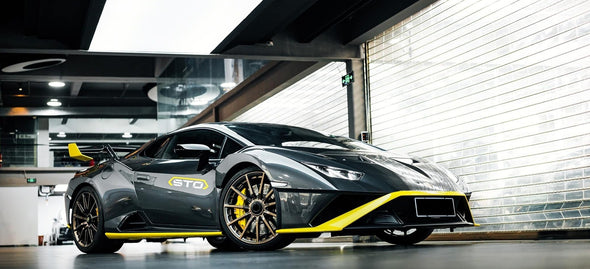 FORGED WHEELS RIMS 21 INCH FOR LAMBORGHINI HURACAN STO 4 CENTRE LOCK