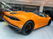 We produced premium quality forged wheels rims for  LAMBORGHINI HURACAN  Our wheels sizes:   Front 20 x 9 ET 30  Rear 21 x 12 ET 32  Finishing: Glossy Black  Forged wheels can be produced in any wheel specs by your inquiries and we can provide our specs