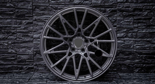 We produced premium quality forged wheels rims for  PORSCHE 911 991.2  Our wheels sizes:   Front 20 x 9 ET 41  Rear 21 x 11.5 ET 67  Finishing: Gunmetal  Forged wheels can be produced in any wheel specs by your inquiries and we can provide our specs