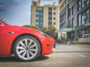 We produced premium quality forged wheels rims for  TESLA MODEL 3  Our wheels sizes:   Front 20 x 9 ET 34  Rear 20 x 9 ET 34  Finishing: Silver  Forged wheels can be produced in any wheel specs by your inquiries and we can provide our specs