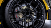 We produced premium quality forged wheels rims for  TOYOTA SUPRA  Our wheels sizes:   Front 20 x 9 ET 32  Rear 20 x 10 ET 40  Finishing: Glossy Black  Forged wheels can be produced in any wheel specs by your inquiries and we can provide our specs