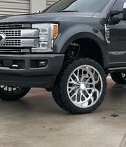 FORGED WHEELS for Ford Bronco Excursion Ford F150 F250 F350 F450 26x16 24x14 22x12 6x120 6x139.7 66.9 100.3 Pickup Big Big Wheel