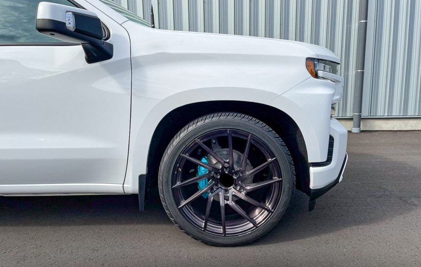 22 Inch Silver Rims FORGED WHEELS RIMS 22 INCH FOR CHEVROLET SILVERADO IV
