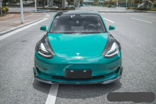 CMST Carbon Body Kit For Tesla Model 3  Set include:    Front lip Front Fenders Side Skirts Trunk Spoiler Rear Diffuser Rear Bumper Trims Material: Carbon