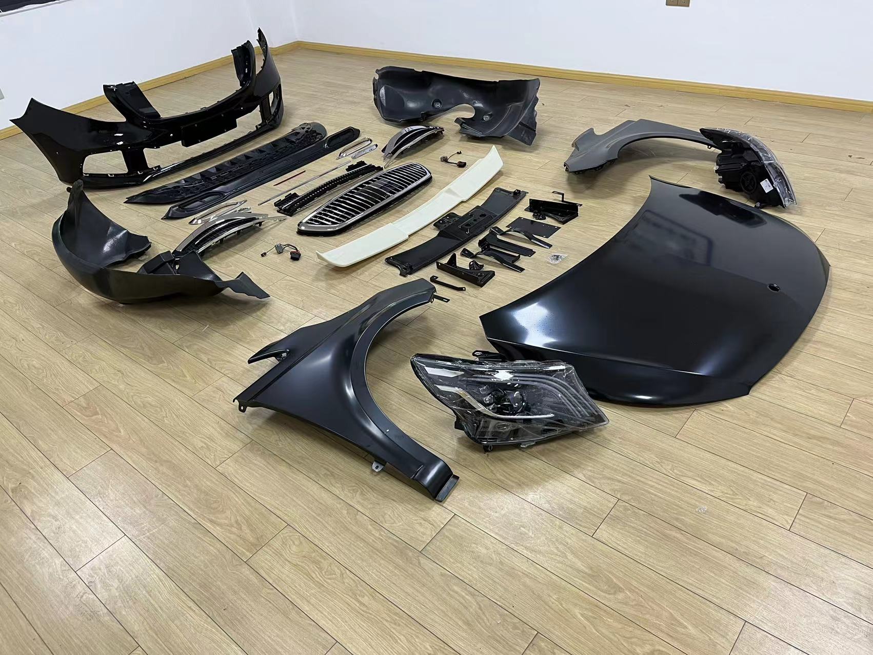 Conversion Body Kit For Mercedes Benz Vito 2009 - 2014 W639 to V-Class W 447 2015+  Set include:  Hood HeadLights Side Fenders Front Bumper Assembly Material: Plastic  Note: Professional installation is required