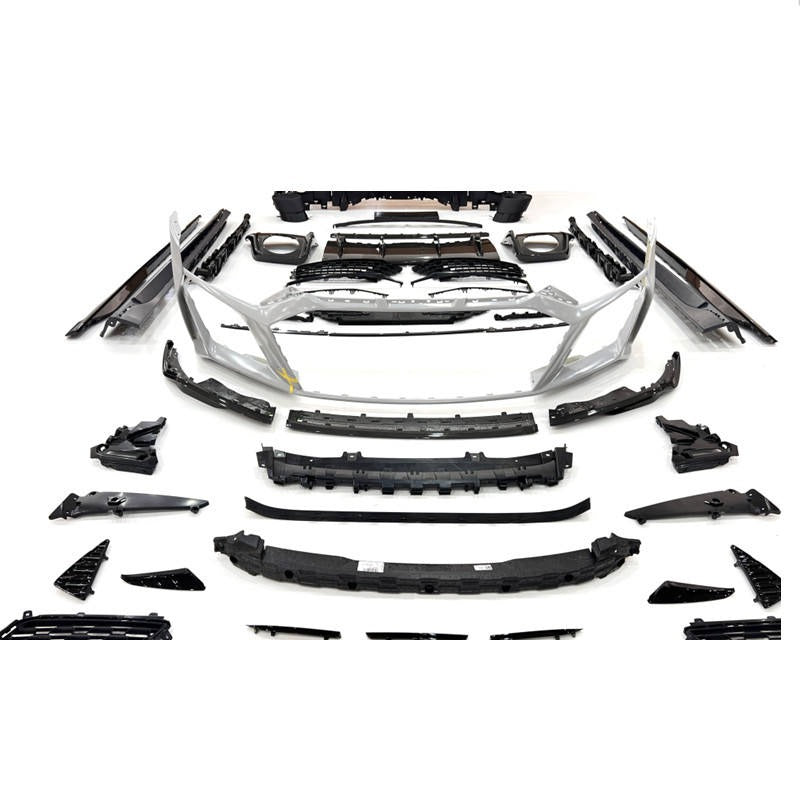 CONVERSION BODY KIT FOR AUDI R8 4S 2015 - 2018 TO R8 4S 2019+  Set includes:  Front Bumper Assembly Front Grille Side Skirts Rear Bumper Assembly Rear Diffuser