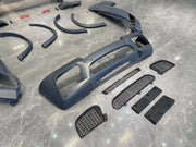 Conversion Body Kit For BMW X5 E70 2006 - 2013 to BMW X5M E70  Set include:   Front Bumper With Grilles Fenders Wheel Liners Rear Bumper Material: Plastic PP  NOTE: Professional installation is required 