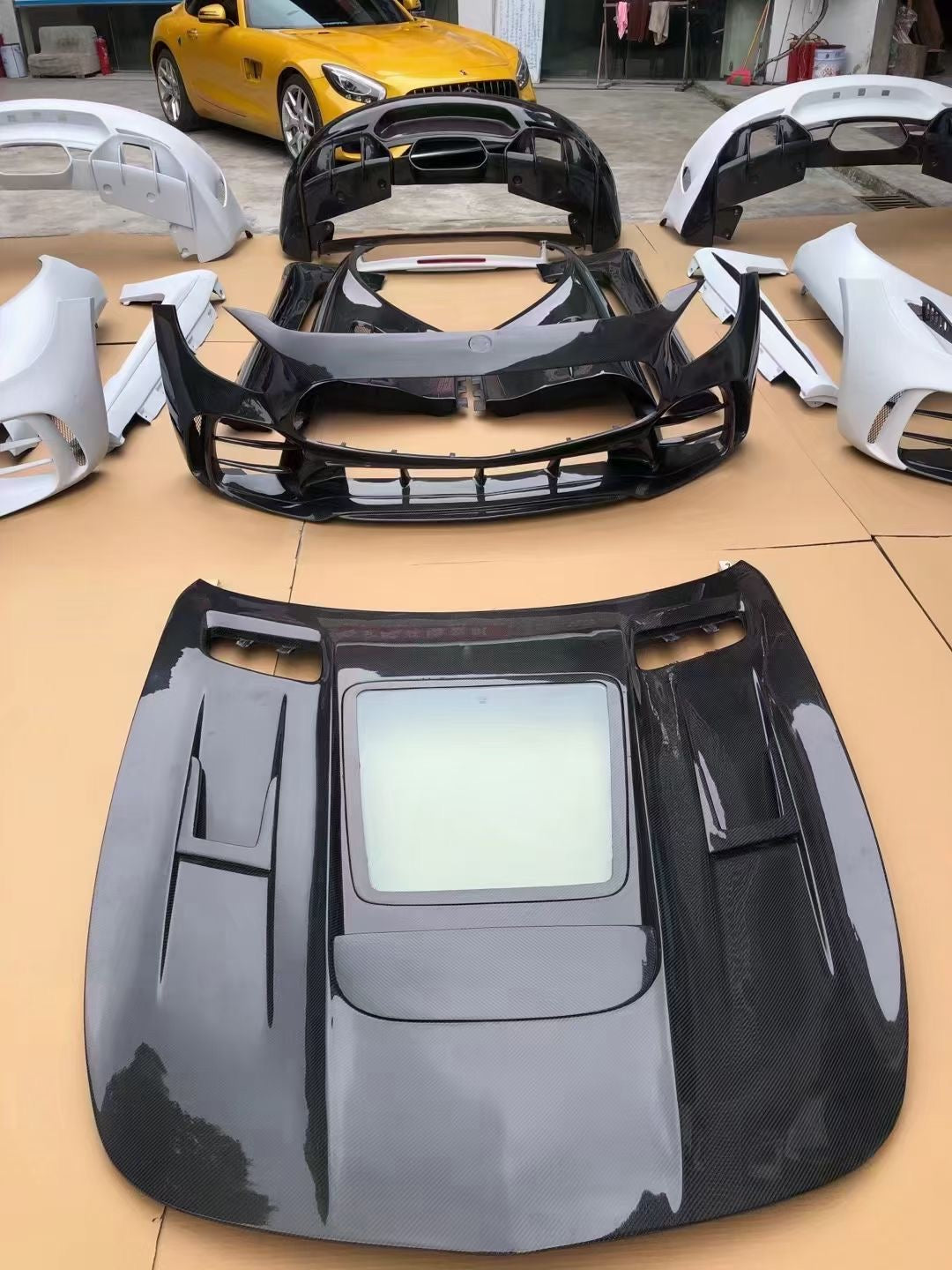 CONVERSION BODY KIT for MERCEDES BENZ AMG GT GTS C190 to AMG GTR 2015 - 2020