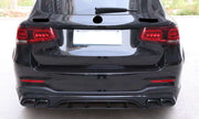 CONVERSION BODY KIT for MERCEDES BENZ GLC X253 2020 - 2022 UPGRADE to GLC 63S FACELIFT

Set includes:
Front Bumper Assembly
Front Grille
Side Fender Flares
Side Skirts
Rear Bumper Assembly
Exhaust Tips

Material: Plastic

Note: Professional installation is required