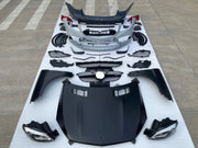 Conversion Body Kit For Mercedes Benz ML W166 To GLE AMG W166  Set include:   Headlights Hood/Bonnet Side Fenders Front Grille Front Bumper Assembly Arches Rear Bumper Assembly Exhaust Tips Taillights NOTE: Professional installation is required