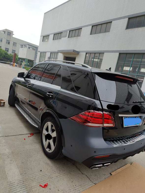 Conversion Body Kit For Mercedes Benz ML W166 To GLE AMG W166  Set include:   Headlights Hood/Bonnet Side Fenders Front Grille Front Bumper Assembly Arches Rear Bumper Assembly Exhaust Tips Taillights NOTE: Professional installation is required