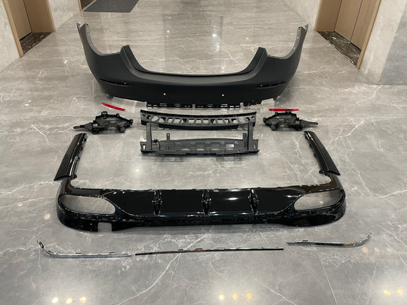 Conversion Body Kit For Mercedes Benz S Class W223 S320 S400 To S450 AMG  Set include:  Front Bumper Assembly Rear Bumper Assembly Material: Plastic  Note: Professional installation is required