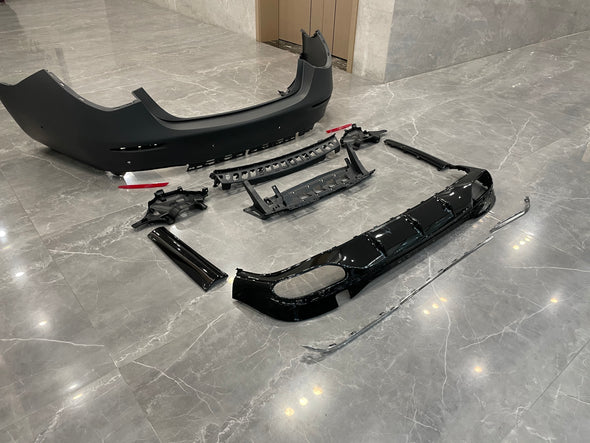 Conversion Body Kit For Mercedes Benz S Class W223 S320 S400 To S450 AMG  Set include:  Front Bumper Assembly Rear Bumper Assembly Material: Plastic  Note: Professional installation is required