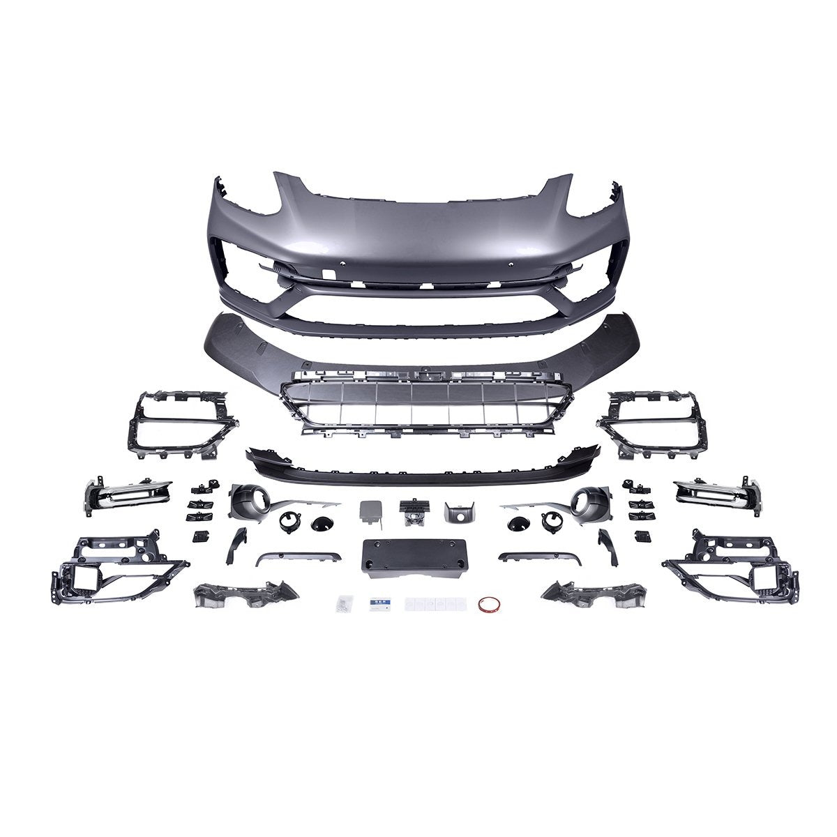 CONVERSION BODY KIT for PORSCHE PANAMERA 970 2010 - 2013 UPGRADE to 971.2 2021 - 2024 TURBO S STYLE FACELIFT

Set includes:

Front Bumper
Front Lip
LED Headlight

Material: Plastic

NOTE: Professional installation is required. Factory LED DRL must be reused