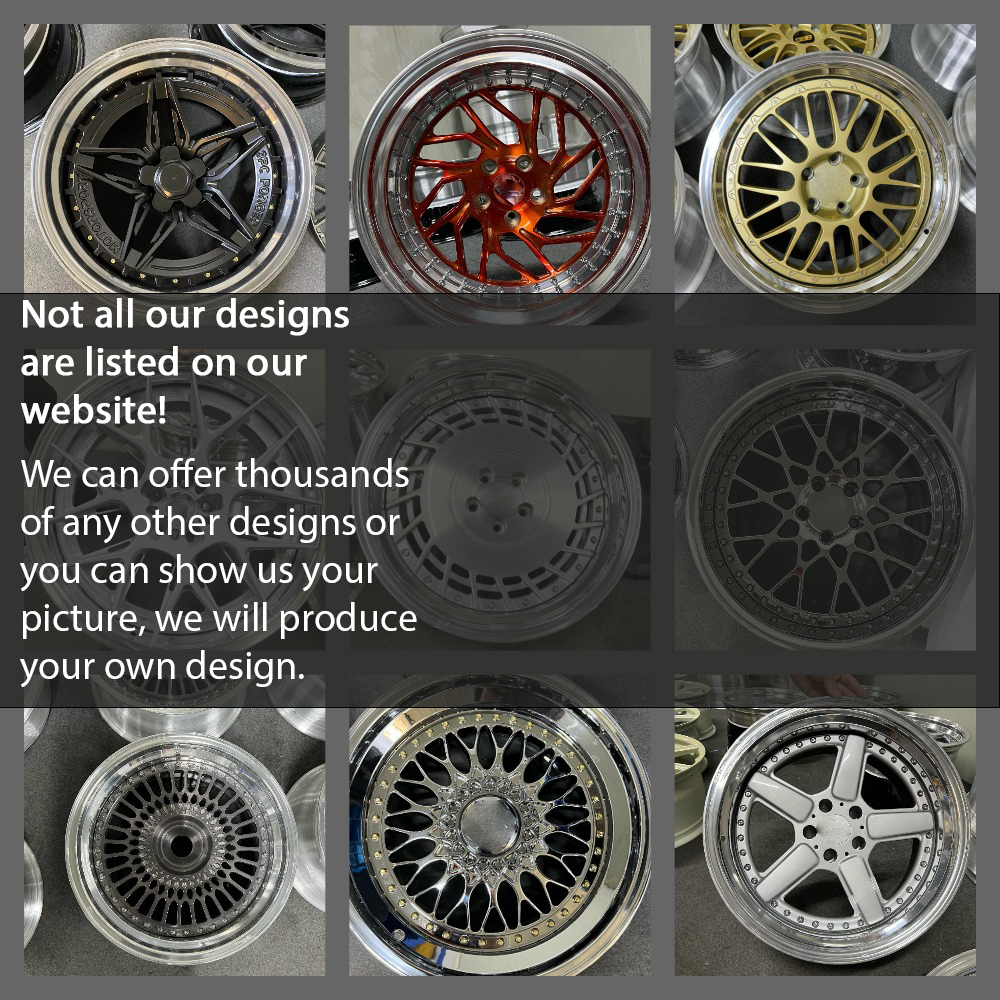 FORGED WHEELS FOR LAMBORGHINI AVENTADOR custom fit AFTERMARKET 3 PIECES ...