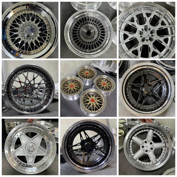 917 3-Piece FORGED WHEELS FOR PORSCHE 911 964