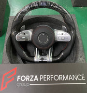 Custom Carbon Steering Wheel for MERCEDES-Benz C-class W206 C63S AMG C200 W205 W204