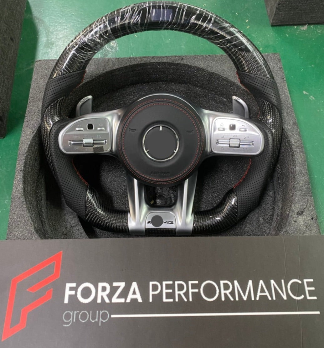 Custom Carbon Steering Wheel for MERCEDES-Benz C-class W206 C63S AMG C200 W205 W204