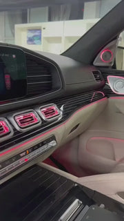 Air vents with ambient lights for Mercedes Benz GLS X167 2019+