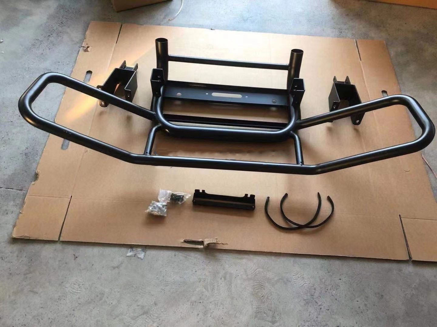 Land Rover Defender Grille Guard BULL BAR BLACK 2020+ – Forza ...